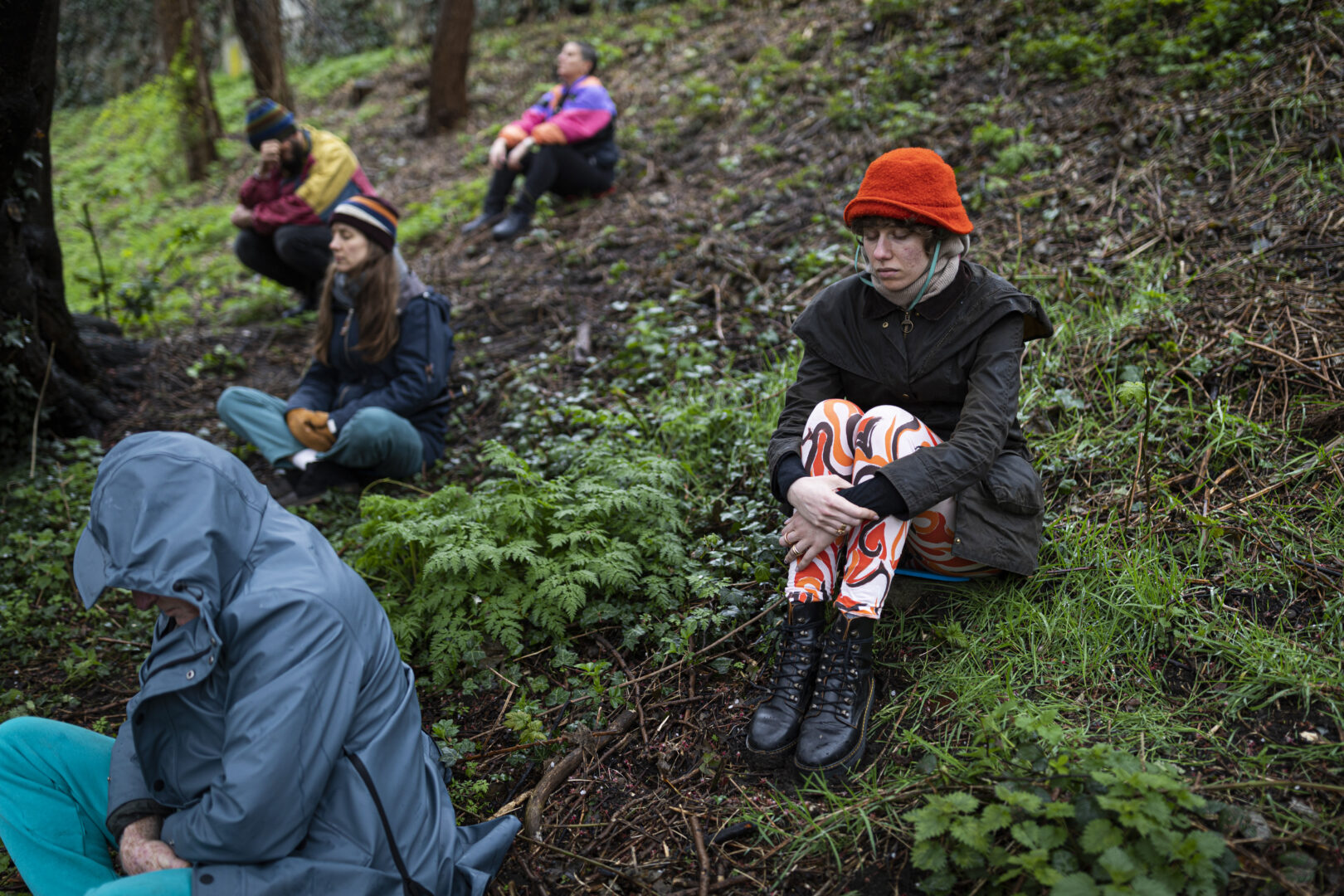 Amsterdam 1 april 2023: listening to seeds foto: tammy van nerum