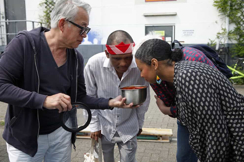 1 juni, kooksessie, ritueel en diner.